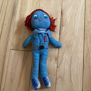 Levi's Knickerbocker 1970's Denim Rag Doll